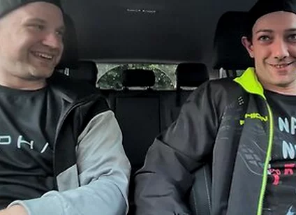 Cum Stained Shirt 3 Risky Car Fun