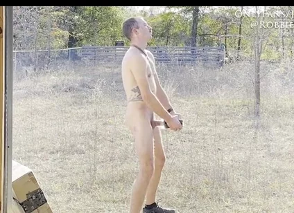 I Decided to Take My Fleshlight Out to the Backyard and Have Some Fun! Enjoy!