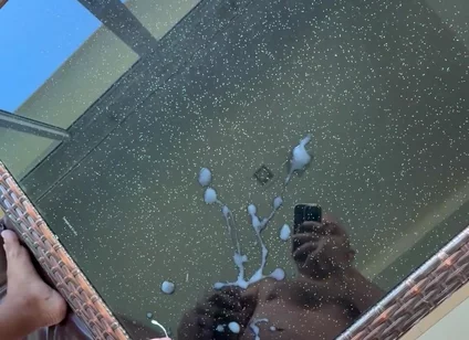 Cum on the Table Before Airbnb Checkout