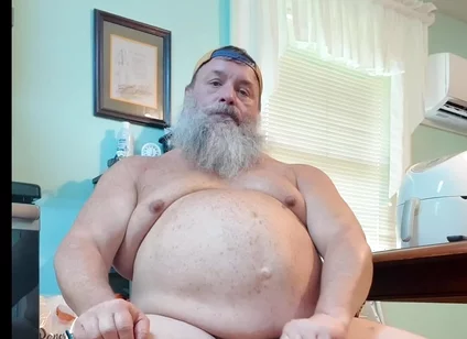 Stroking My Thick Stepdaddy Bubba Cock in the Kitchen