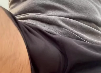 He's Just Showing off His Bulge...