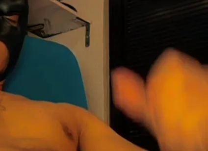 Masturbating in the Room of a Well-endowed, Horny Guy