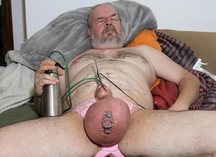 I Inflate My Scrotum! Unbelievable How Big It Gets!
