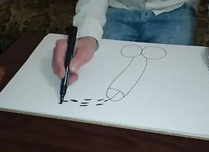 Stepdad Catches Stepson Drawing A Penis And Makes Him Ride His Thick Cock Bareback