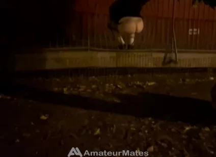 Straight Boy Dared to Show His Big Smooth Butt in Park