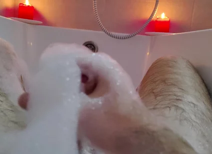 Covered in Foam - My Intense Bathroom Solo Finish
