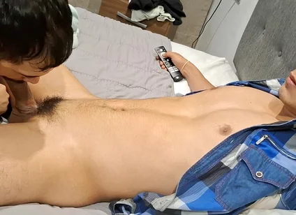 Receiving a Blowjob in a Shirt, Part 2