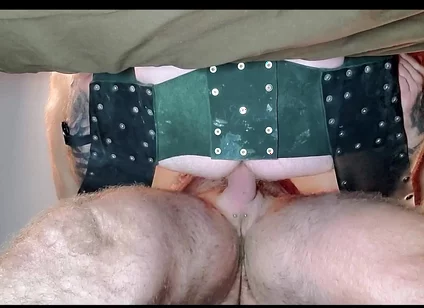 Hairy Tattooed Breeds Me in Sex Swing
