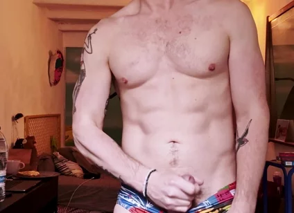 Wash Day Got Me Hard in My Swimming Trunks
