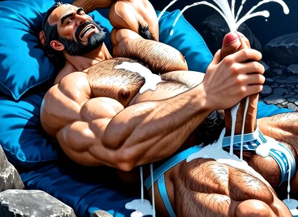 Big Cock Solo Masturbation