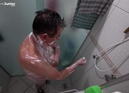 Stepdaddy Taking a Shower