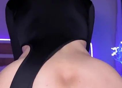 Femboy with Big Ass Rides a Dildo