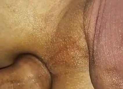 A Virgin Ass Covered in Cum From a Huge Cock After a Hot Fuck!