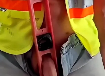 A Big Cock Handyman Cumshot