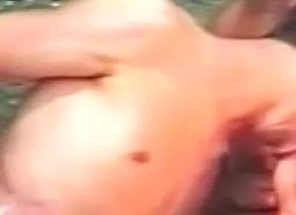 Ripped Studs Trade Intense Outdoor Blowjobs