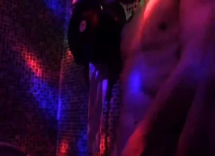 Solo Jerking at Club Toilet