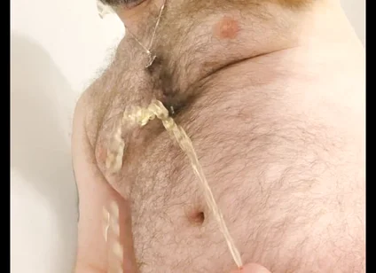 Watch Me Arc My Piss and Blow a Load, with Slow Motion Replays