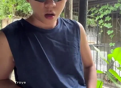 Naked Boy Outdoor Masturbation