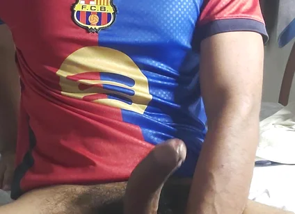 Man Masturbating Until He Ejaculates