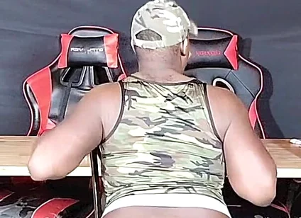 Military Slut Destroying Bussy with Giant Dongs