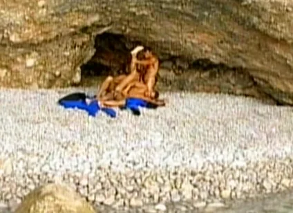 I Am a Young Muscle Jock and I Get Ass Fucked by Two Hung Studs on the Sand in a Trio and Cum