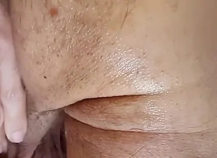 Oiling My Butt Upclose