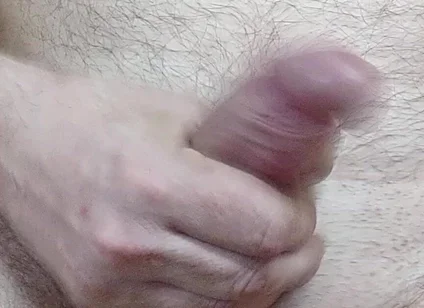 Big White Cock Jerking While Watching Porn Watch Till End for Creamy Cumshot