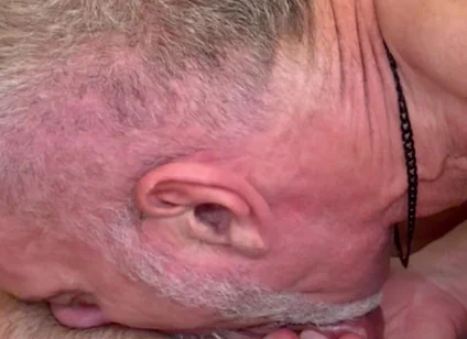 Close-up - Bottom Cares for Cock
