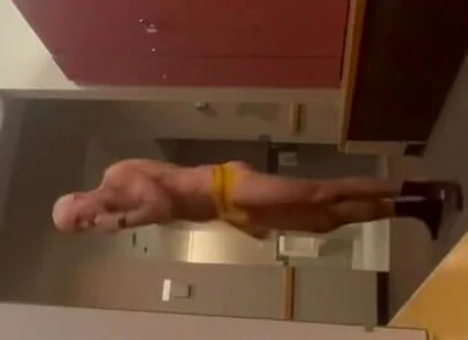 Parading in My Jock at the Gym!