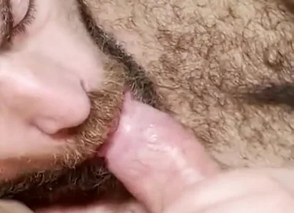 Sucking Bushy Cock