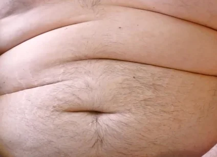 Fat Hairy Chub Masturbating Out Publicly on Cam