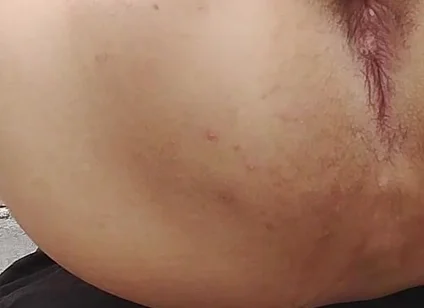 Young Man Sticking His Finger in His Anus