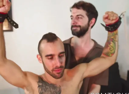 Psm Tickling - Matteo Breaks Ropes Tickling Cute Latin Hunk Leons Pits, Feet
