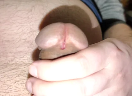 Real Close-up of a Mushroom Dick