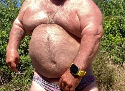 Mark Fletcher Wet Piss Soaked Panties Cumming in the Woods Aging