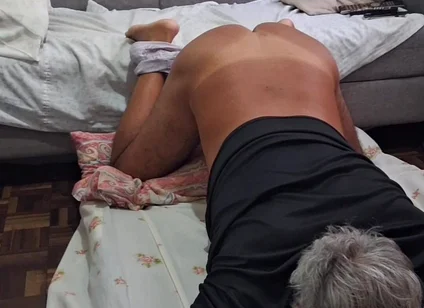 Ladysilva Showing off My Tanned Ass with Sexy Mark