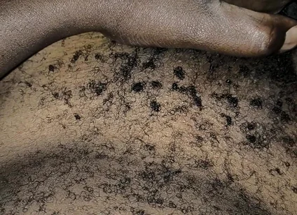 Late Night Horny Hairy African Male Stroking Dick and Releases Loads of Cum After the Lady Didn't Show up for Sex