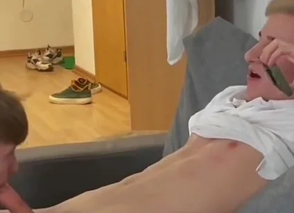 Friend Sucks My Dick, Decided to Film It for the First Time
