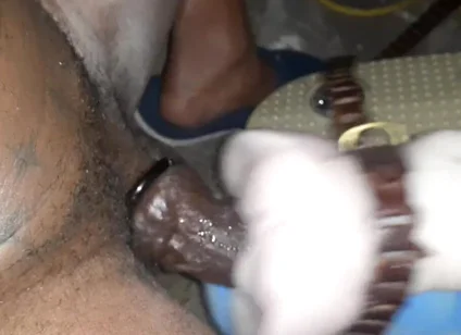 Big Cumshot From Pocket Pussy Machine