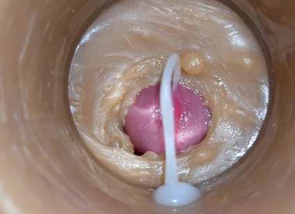 Mini-cam in Pussy During Fucking! Girl Getting Huge Creampie 4K