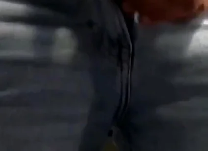 Risky Handjob at Work