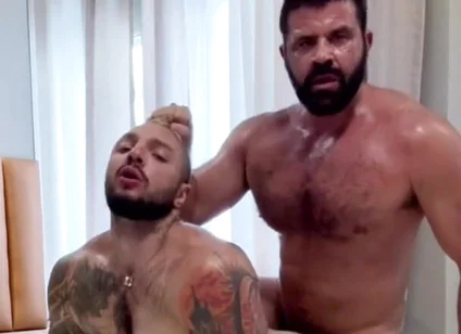 Masculine Bottom Gets Fucked Hard by Big Guy