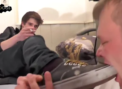Germany master sneaker spitting party boys