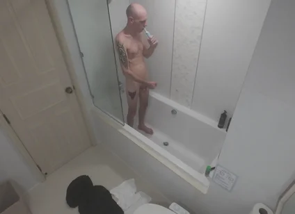 Secret Shower Cam Caught Me Touching Myself