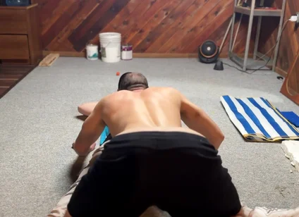 Caught Him Playing, Had to Join in