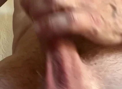 Leaky Cock Goes Soft to Hard to Cumshot