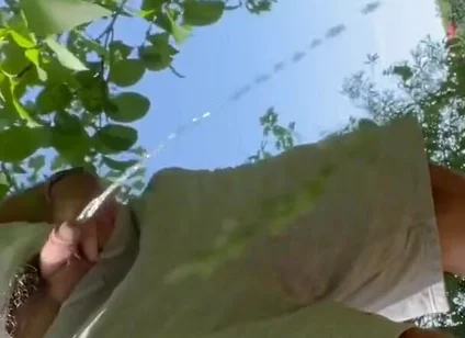 Pissing at the Lake