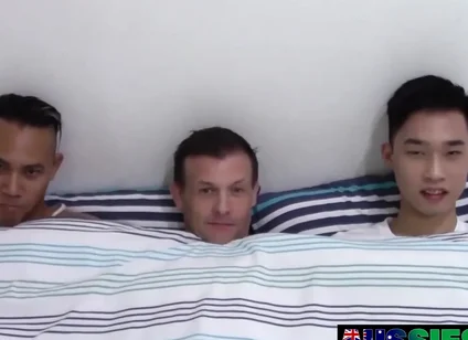 Andy And Jamie Team Up To Breed With Naughty Asian Jock Erik