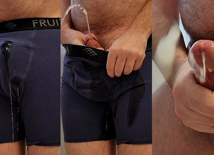 Soaking My Underwear and Blowing a Huge Load