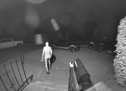 Solo Dildo Play in Front Yard - Exposed for All to See